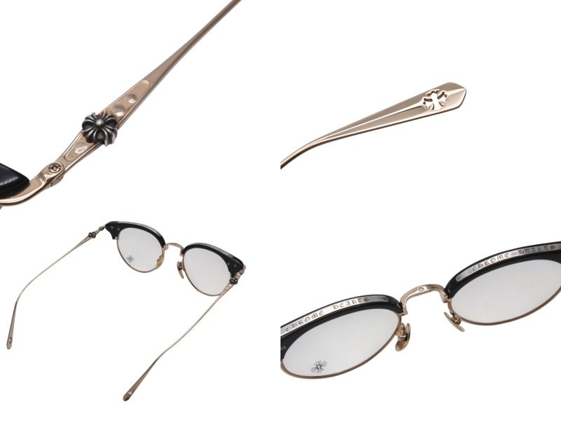 CHROME HEARTS SLUNTRADICTION スクエア 眼鏡 クロムハーツ