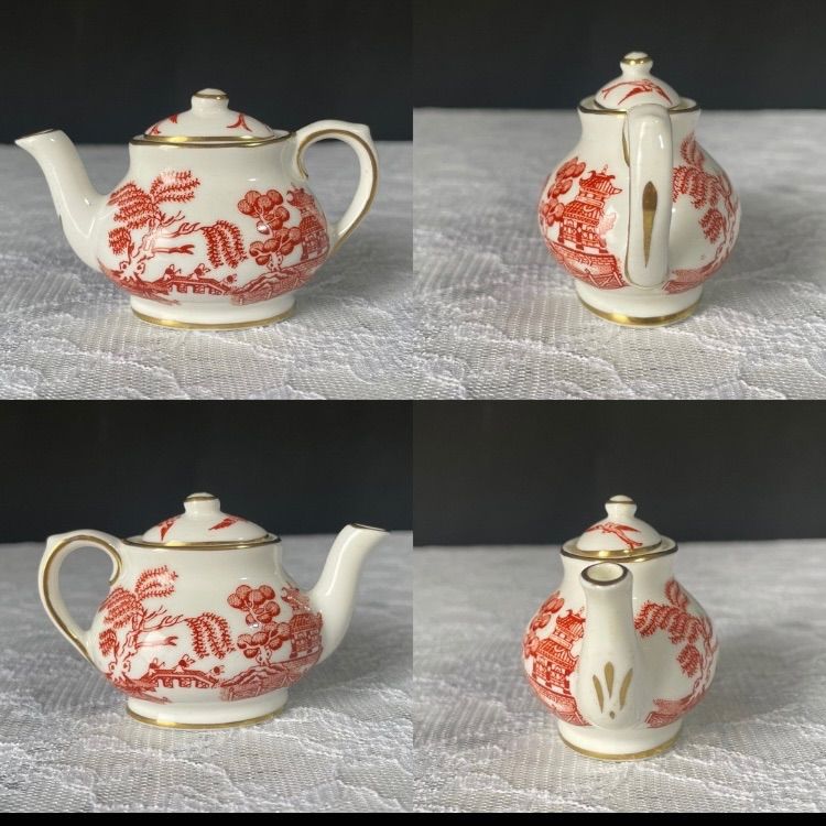 コールポート ウィロー ミニチュア ティーセット