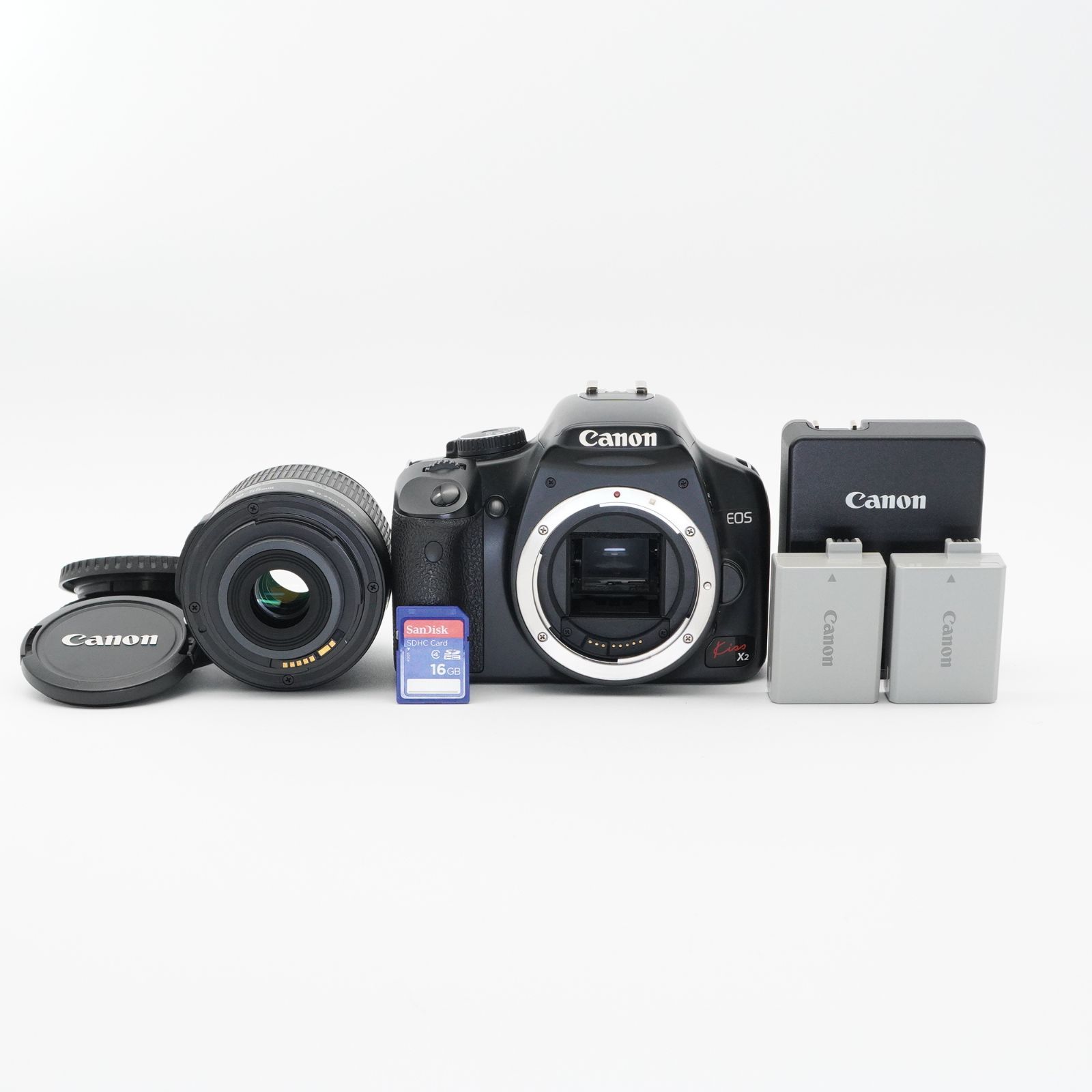 送料無料 レンズキット 即購入OK 美品 Canon キヤノン EOS Kiss X2 