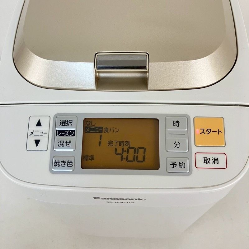 Panasonic ホームベーカリー　SD-BMS104　中古　美品 ホームベーカリー パナソニック SD-BMS104 Panasonic 新品未使用 SD