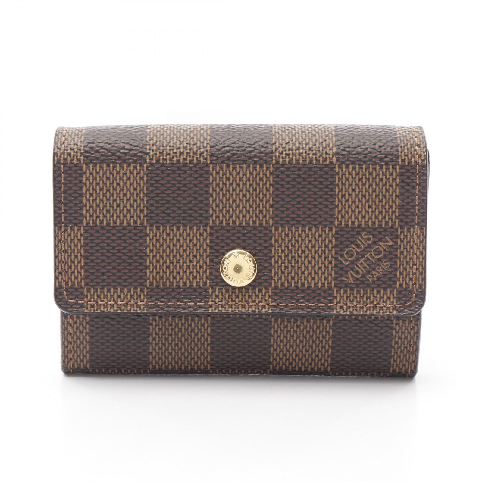 ルイ ヴィトン LOUIS VUITTON コインケース ポルトモネプラ N61930 ブラウン PVCコーティングキャンバス ポルトモネ プラ レディース Used A