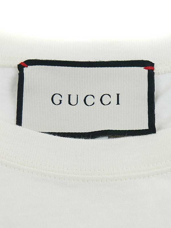 GUCCI グッチ Cities Logo Tee シティズロゴプリントTシャツ ホワイト