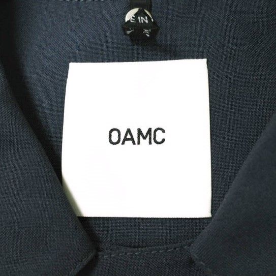 OAMC オーエーエムシー 20AW イタリア製 SYSTEM SHIRT システムシャツ GKG50890 M NAVY OVER ALL  MASTER CLOTH バックプリント ジャケット ブルゾン アウター g15277 - メルカリ