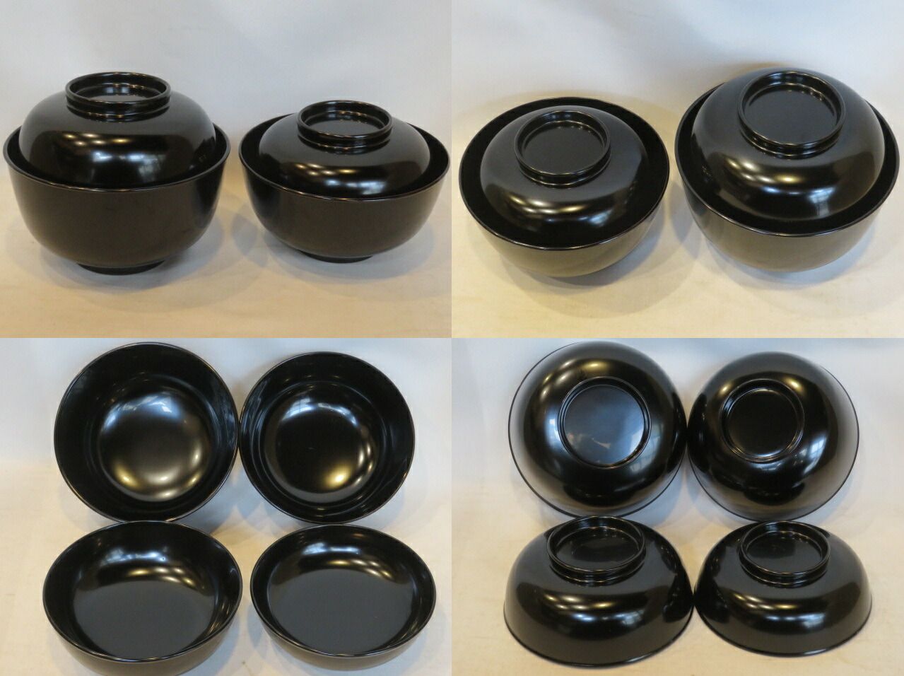七月◇特売品）木製本漆塗懐石道具一式 木箱入と 杉八寸盆〈税込