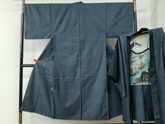 平和屋着物●男性 本場大島紬 アンサンブル 100亀甲 総詰め 正絹 ♥ CAAW7946yc