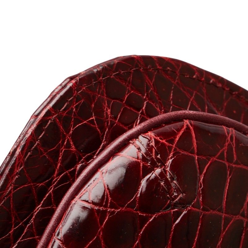 ALDO TORELLI アルドトレッリ クロコ型押し 斜め掛け ショルダーバッグ  