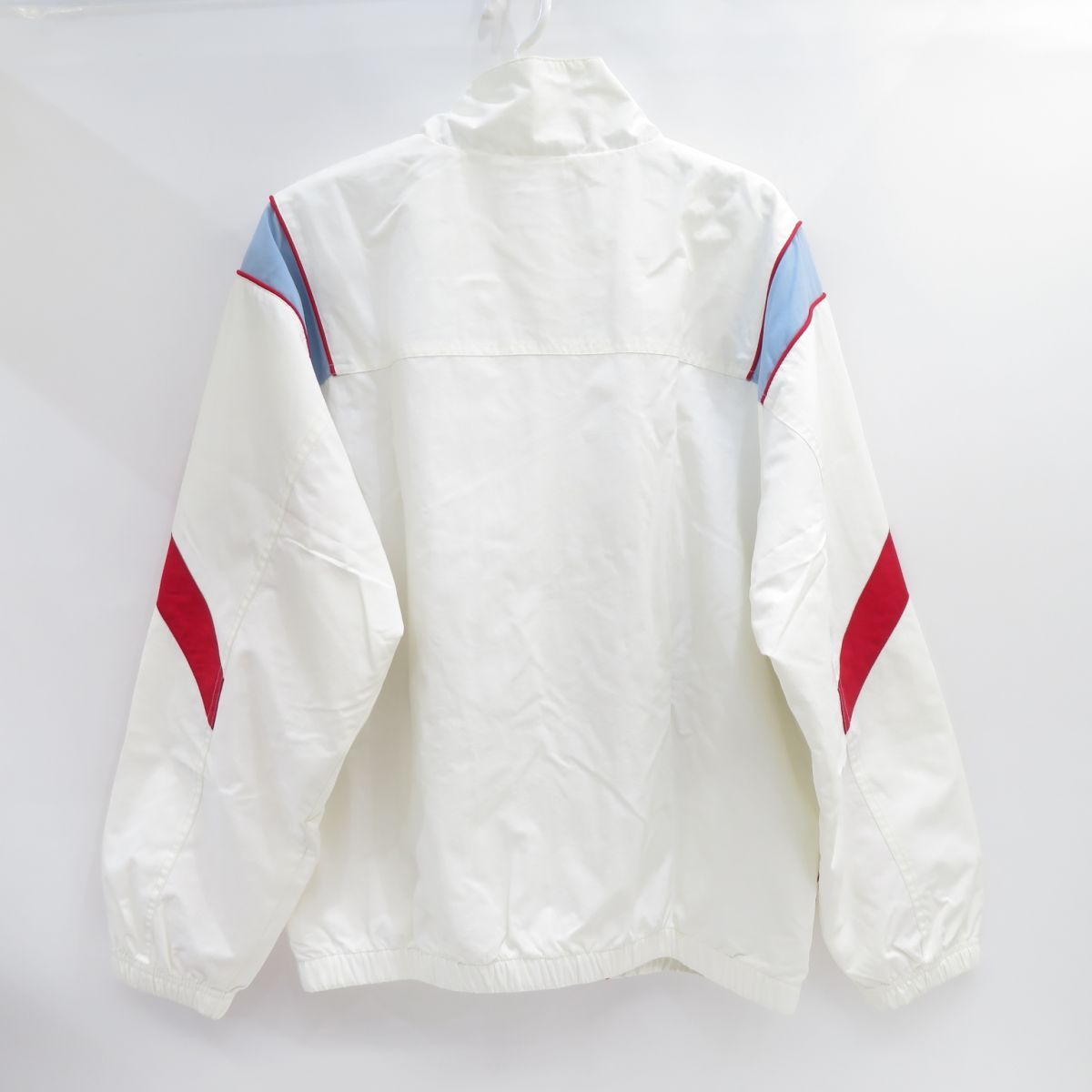 Supreme Cross Paneled Track Jacket White