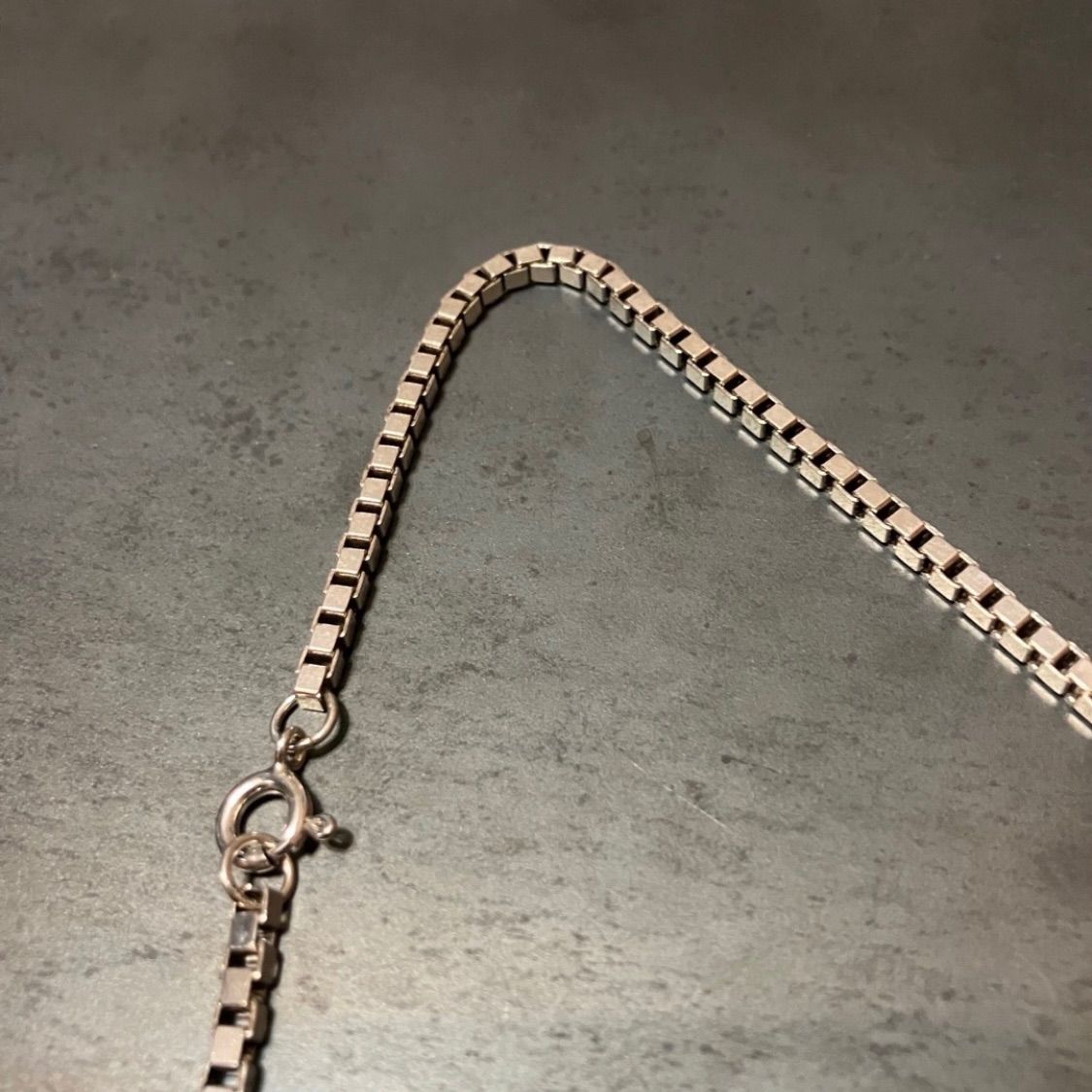 SILVER925 CUBE CHAIN NECKLACE/シルバー/ネックレス SILVER925 CUBE CHAIN NECKLACE /シルバーネックレス
