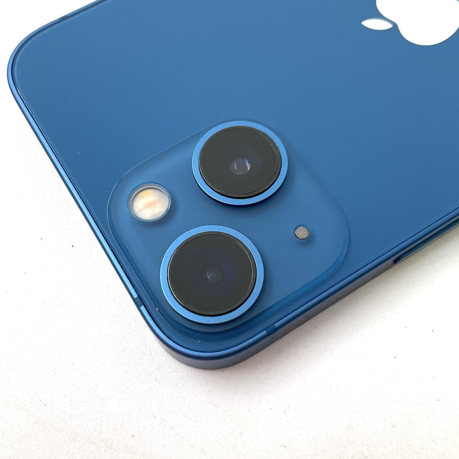 iPhone 13 mini 256GB ブルー au 美品 動作確認済 85%【全額返金保証 