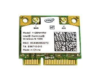 【中古】【非常に良い】Intel Centrino Wireless-N 1000（112BNHMW）　802.11b/g/n　300Mbps　PCI-E mini half Card