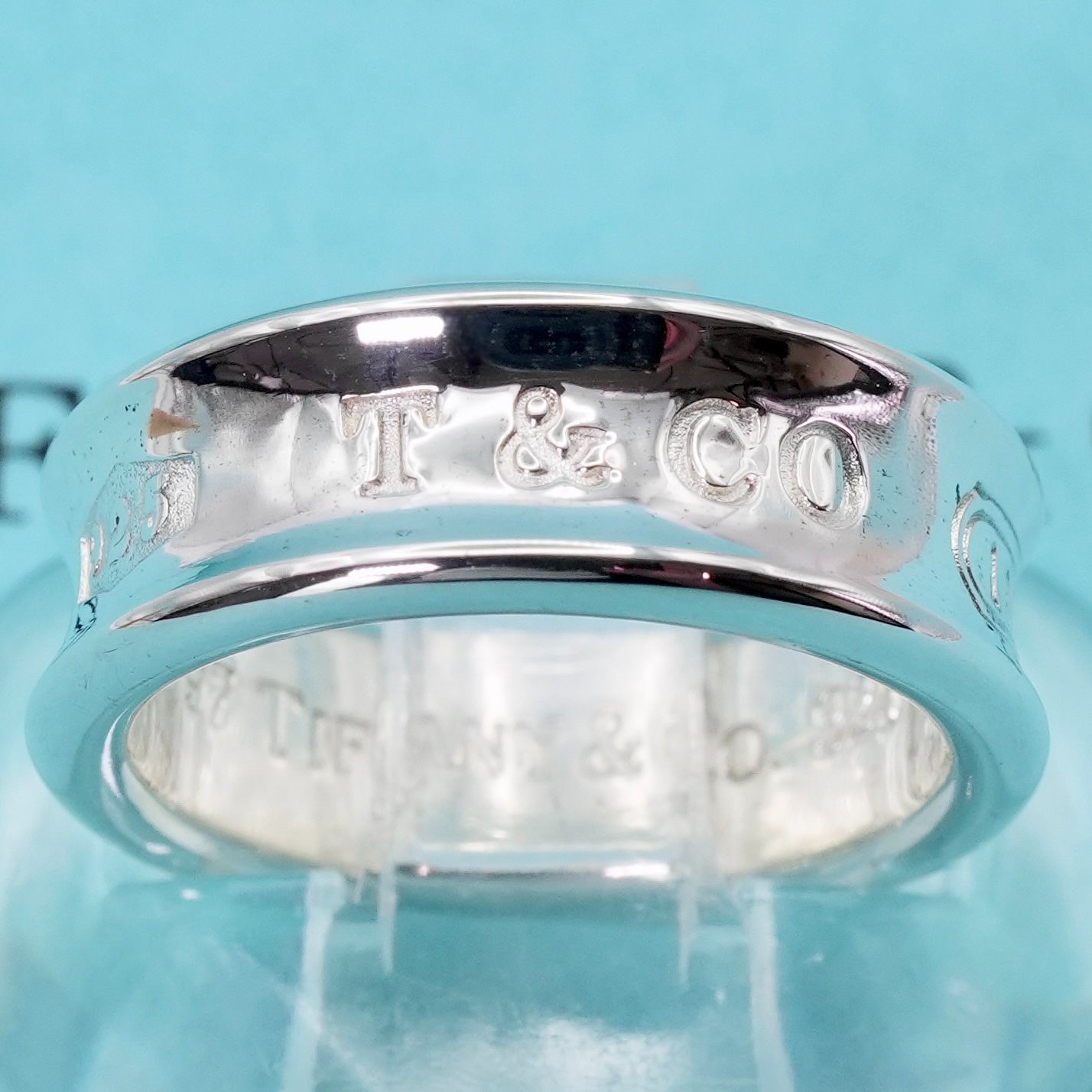 極美品レア ティファニー 1837 ワイド リング 7.5号 ルベドメタル ティファニー TIFFANY & CO. リング 指輪 1837 METAL