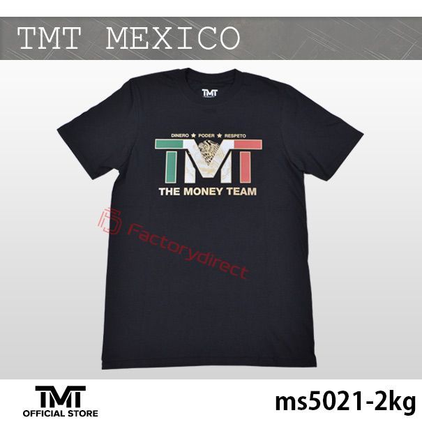 tmt-ms5021-2kg (Lサイズ) ザ・マネーチーム Tシャツ TMT MEXICO 黒ベース×メキシコ国旗 フロイド・メイウェザー  ボクシング メンズ ホワイト プリント アメリカ THE MONEY TEAM TMT WBC WBA( グッズ ス - メルカリ