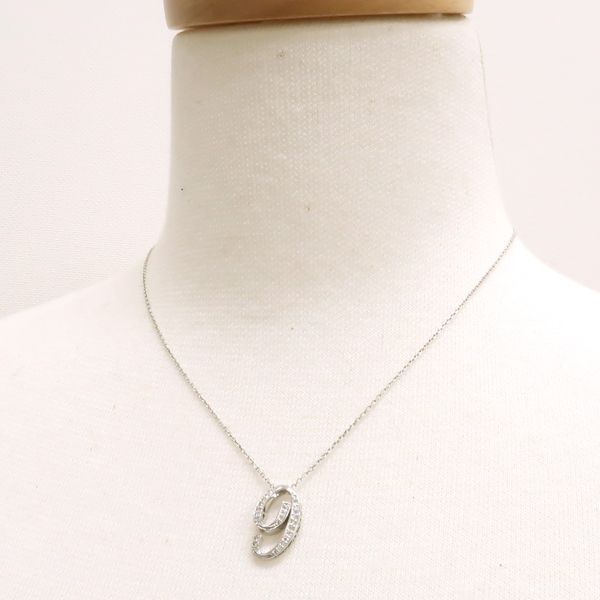 ユキザキ NOMBRE ナンパ―ペンダント NO.9 ネックレス K18WG Sサイズ 