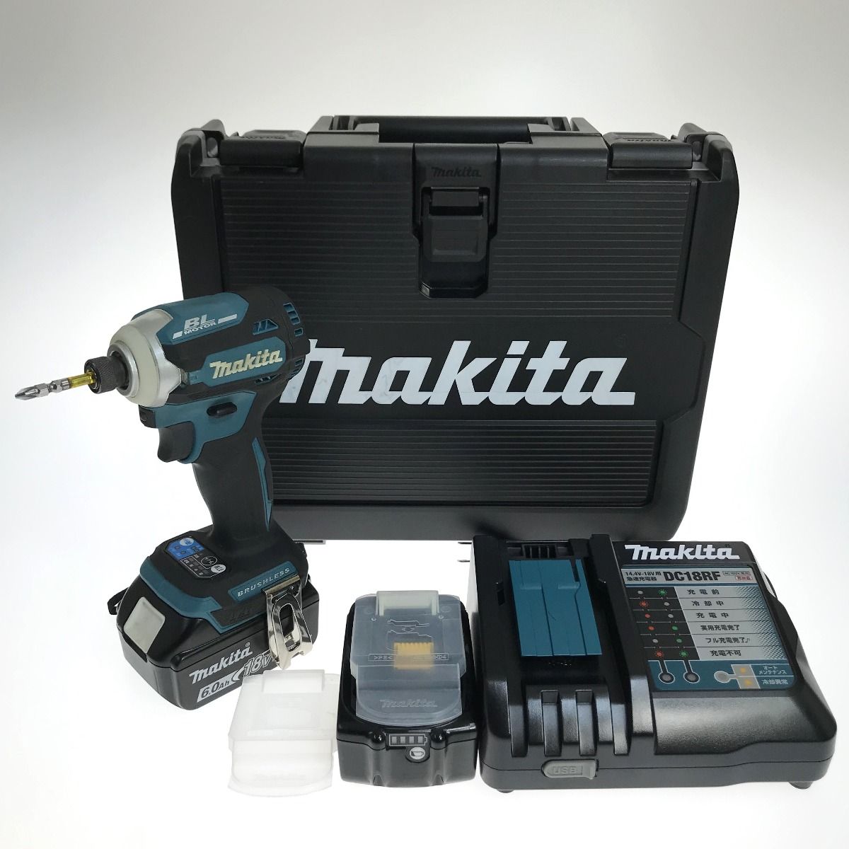 MAKITA マキタ 充電式インパクトドライバ 18V TD171DRX ブルー 充電器 