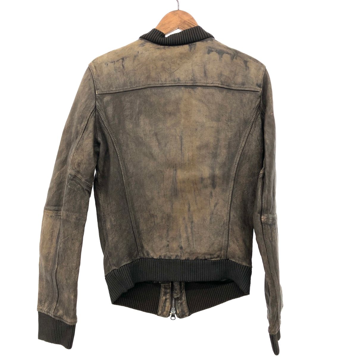 D&G レザージャケット サイズ44 DOLCE&GABBANA ドルチェ&ガッバーナ レザージャケット サイズ44