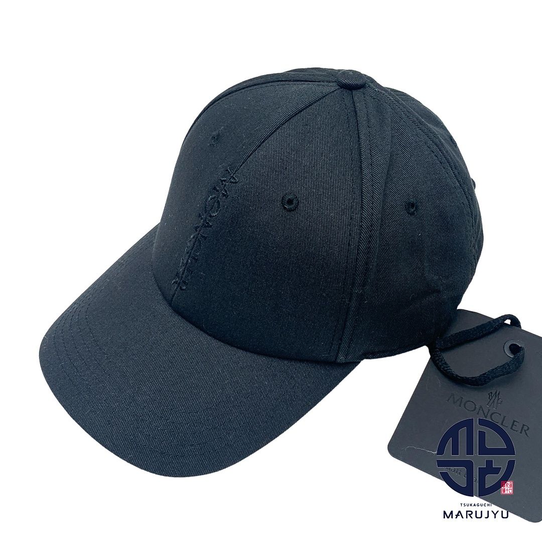 MONCLER モンクレール 黒 ブラック ベースボールキャップ BASEBALL ブランド ファッション 小物 帽子