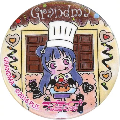 ラブライブ サンシャイン まちあるき 缶バッジ 津島 善子 中古】バッジ・ピンズ 津島善子 沼津 まちあるき缶バッジ(グランマ