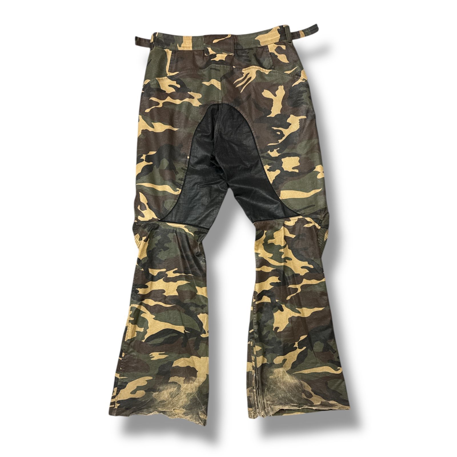 パンツ camo pattern bondage cargo flare pants パンツ camo pattern bondage cargo flare pants Gallery Dept