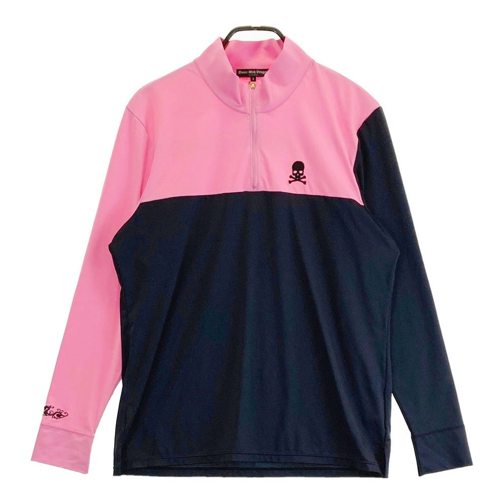 DANCE WITH DRAGON 長袖モックネック 長袖ハーフジップ サイズ3 DANCE WITH DRAGON 長袖モックネック 長袖ハーフジップ サイズ3