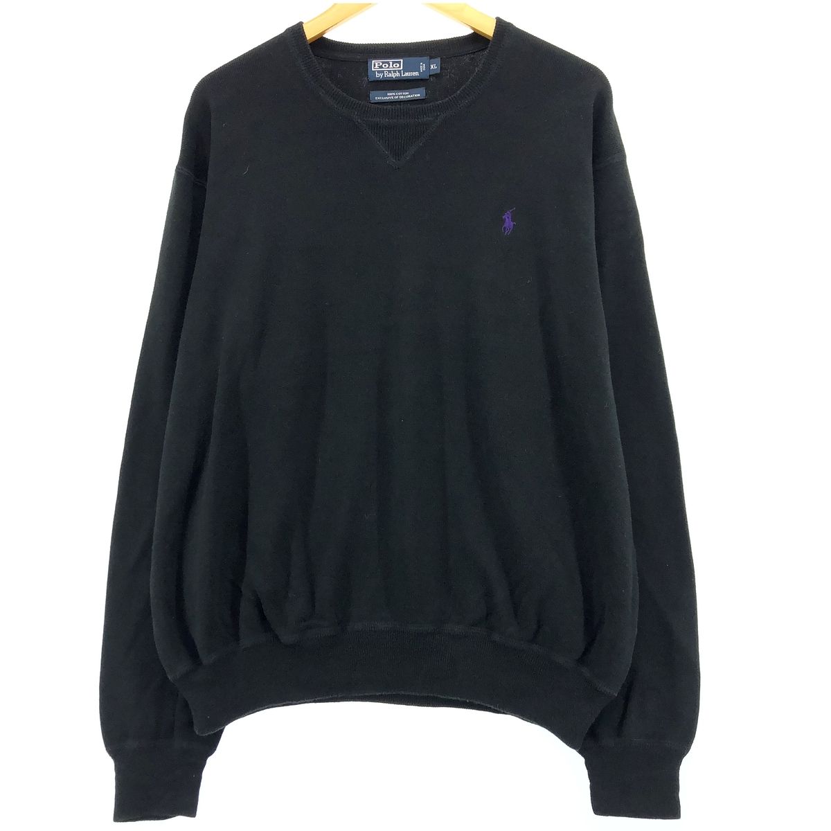 古着 ラルフローレン Ralph Lauren POLO by Ralph Lauren コットンニットセーター メンズXL/eaa389532