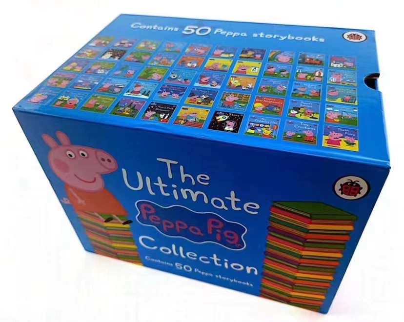 ペッパピッグ　洋書　50冊 新品】Peppa Pig ペッパピッグ 50冊 青箱 最新版 132冊 first