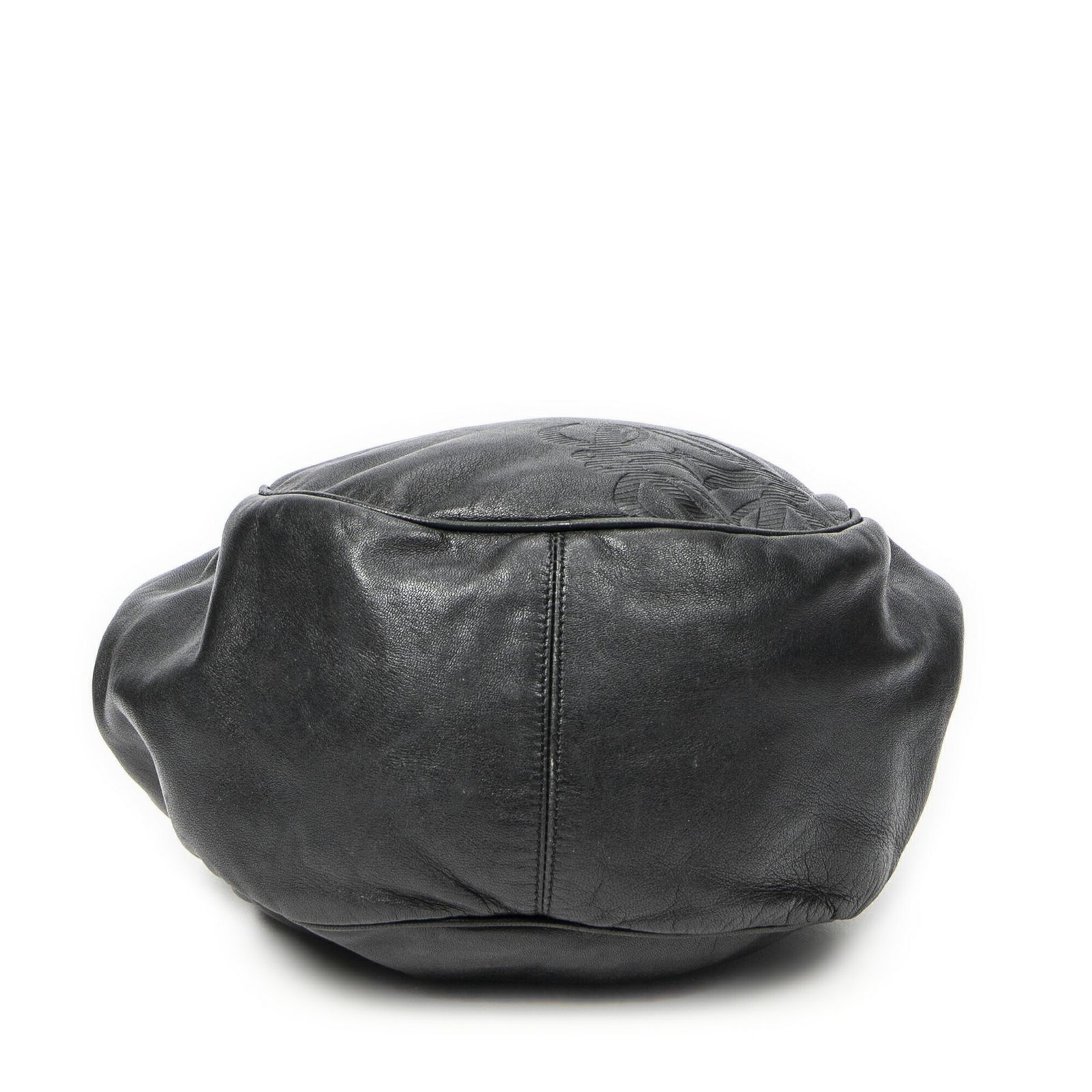 LOEWE ロエベヴィンテージ アナグラム ショルダートート黒ナッパレザーAB MERCADOAVALIA_COM_BR