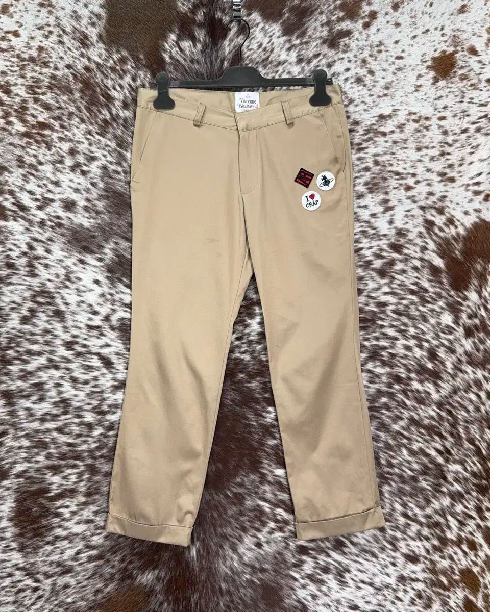 Vivienne Westwood ヴィヴィアン ウエストウッド パッチワーク ロールアップ チノパンツ