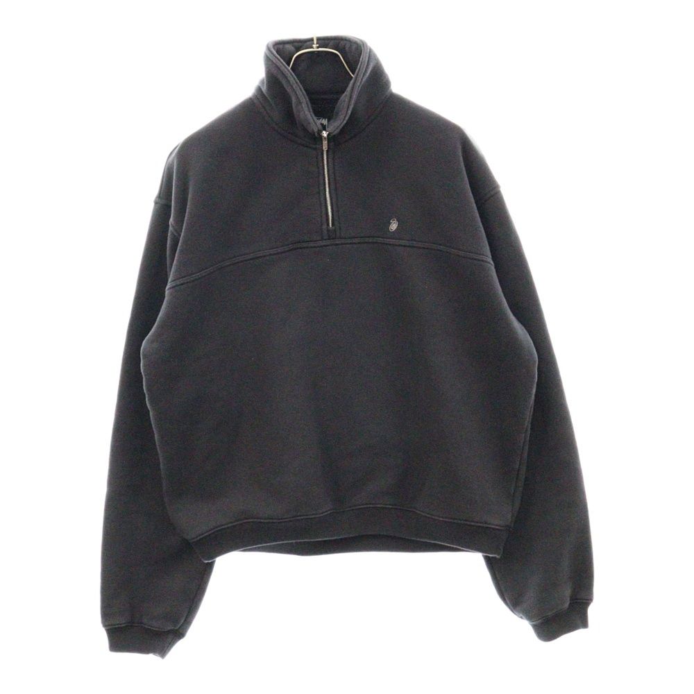 STUSSY (ステューシー) 24SS HALF ZIP MOCK NECK SWEATSHIRT ハーフ 