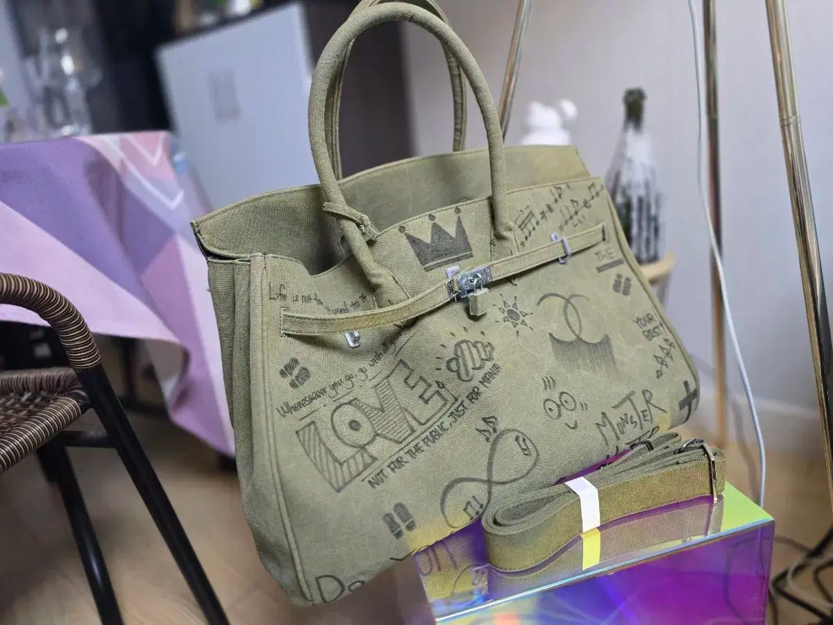 レタリング ユニセックス トートバッグ 兼 クロスバッグ 販売