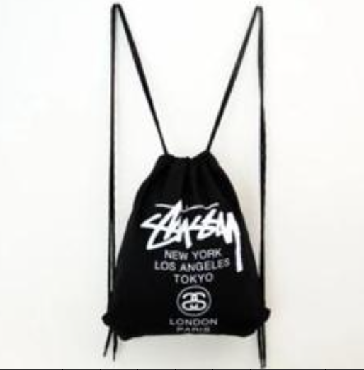 ステューシー STUSSY ナップサック リュック ブラック