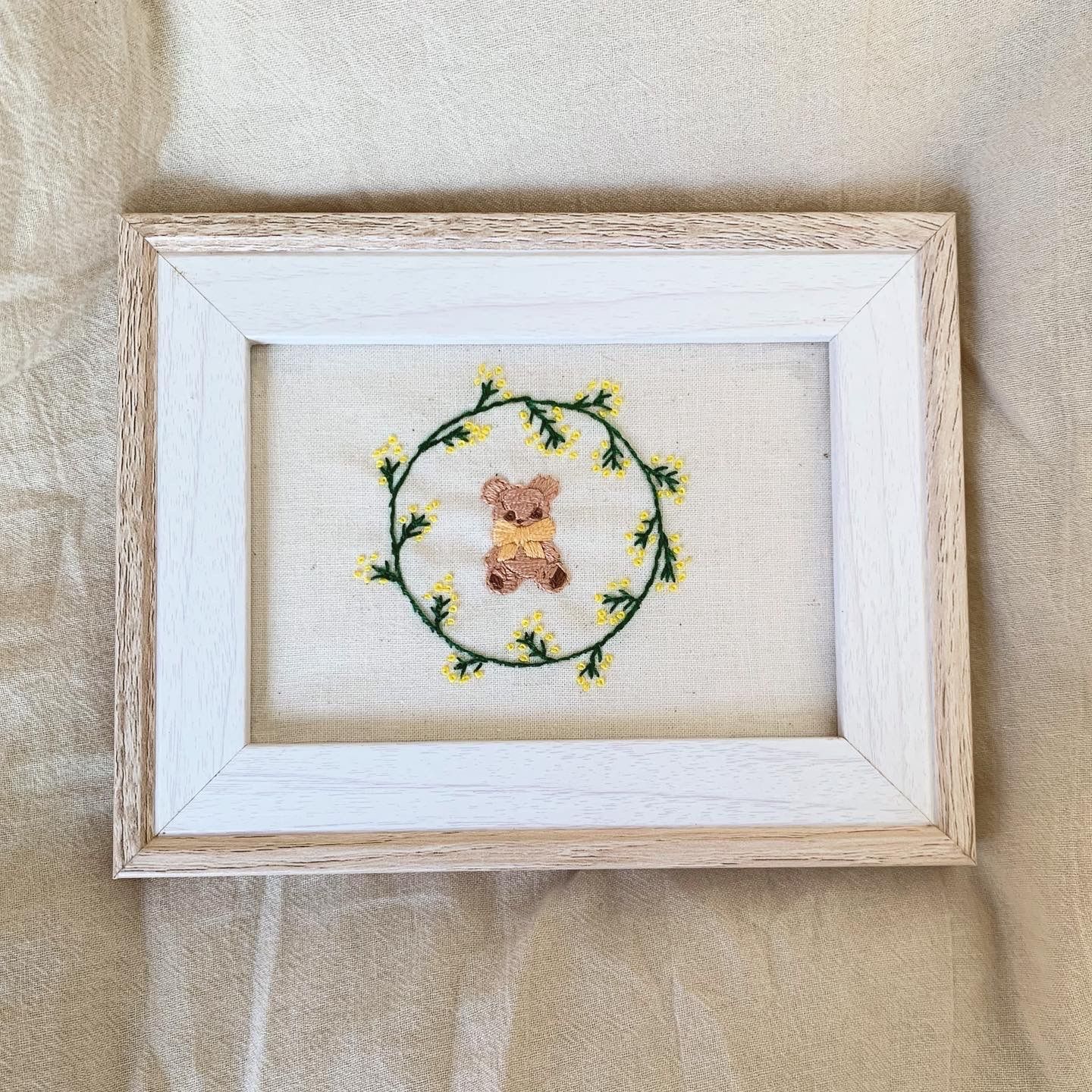 哲*直様 フレーム　ハンドメイド　手刺繍 哲*直様 フレーム ハンドメイド 手刺繍 哲*直様 フレーム