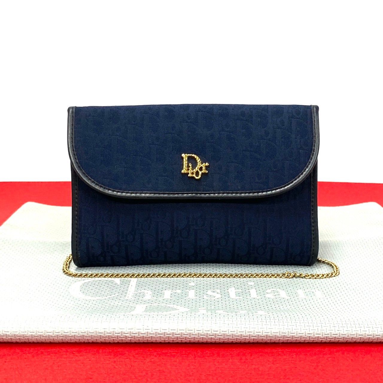 ほぼ未使用 希少品 Christian Dior ディオール トロッター 柄 
