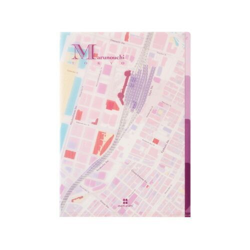 まとめ ゼンリン クリアファイル 3LAYER mati FILE 丸の内 8BC031H0A ×20セット