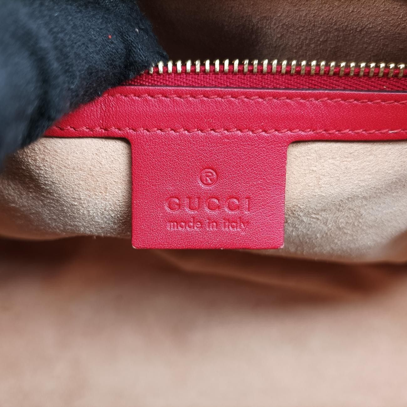 グッチGucciGGスプリームベージュ×ブルー×マルチ PVCコーティングキャンバス×レザー409529C020291767