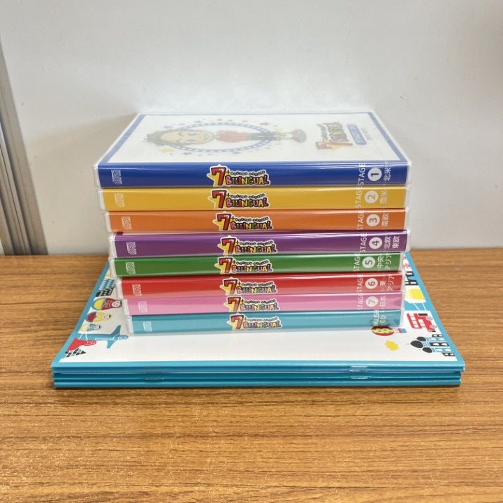 値下げ❗️七田式7+BILINGUAL CDver.セブンプラスバイリンガル △01)【同梱不可】7+BILINGUAL/セブンプラスバイリンガル/株式