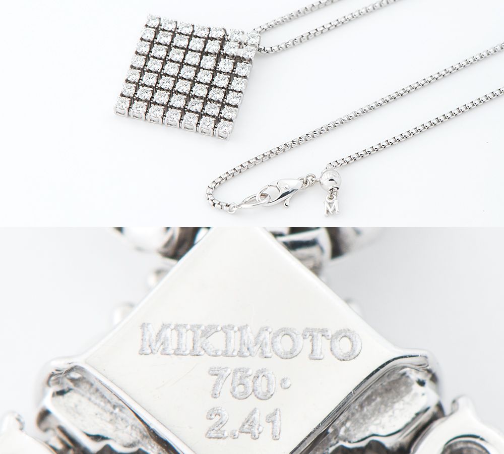 ミキモト   ダイヤモンド 計2.41 ペンダント・ネックレス