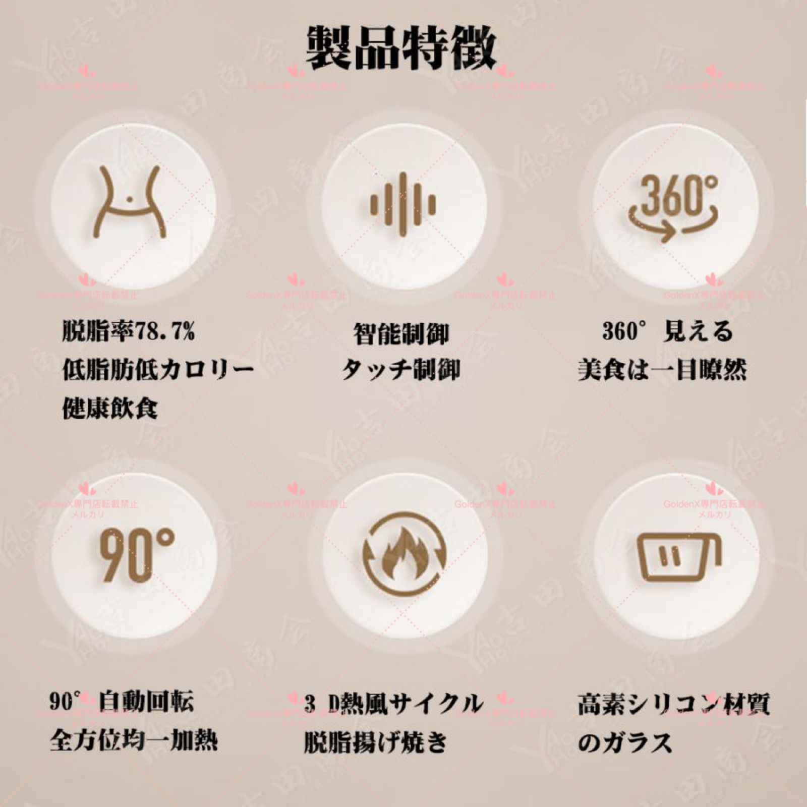 温度調整 タッチパネ
