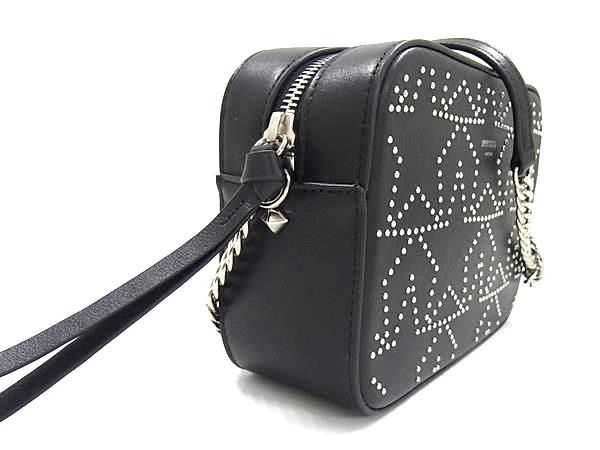 □極美品□ JIMMY CHOO ジミーチュウ レザー スター 星 クロス