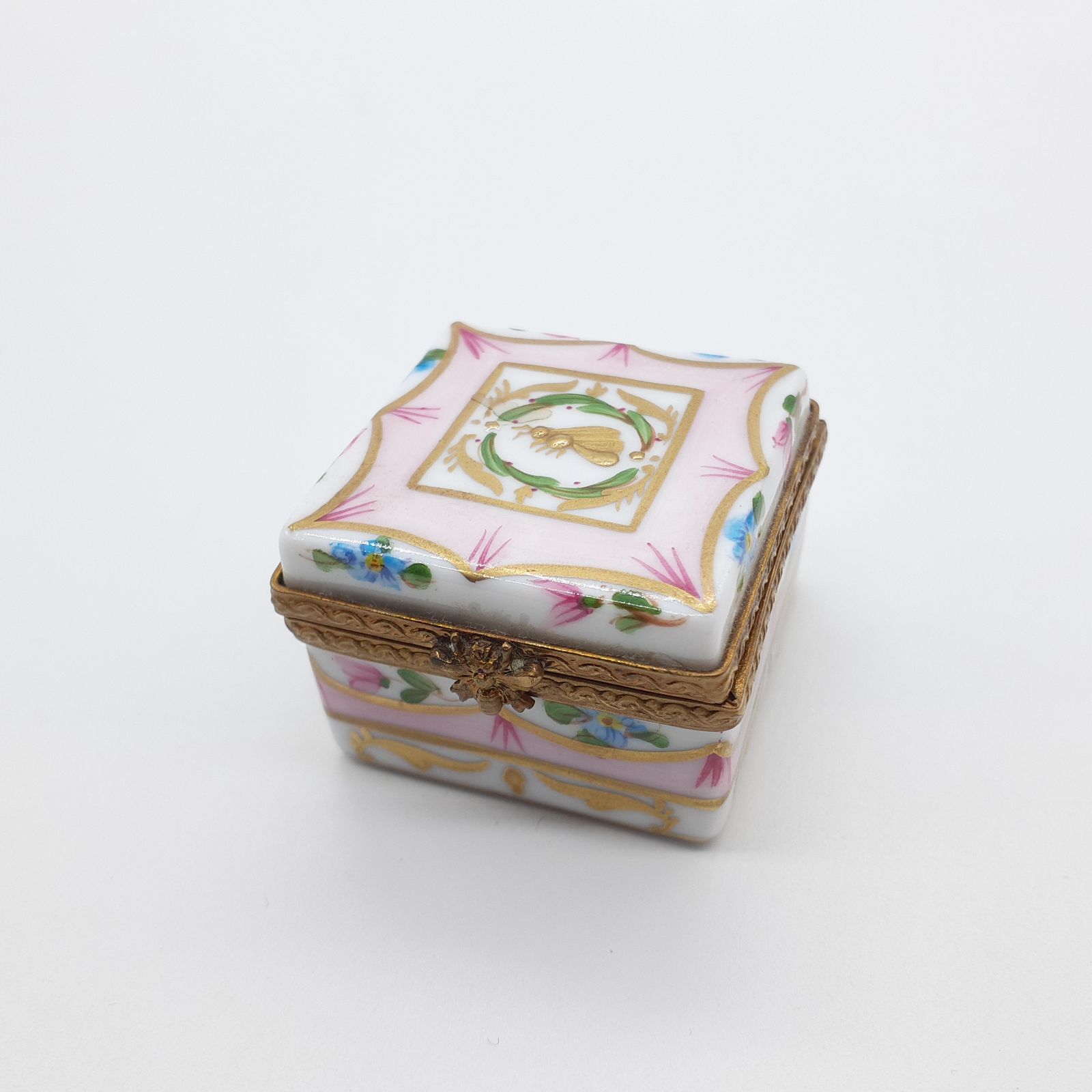 LIMOGES リモージュボックス フランス エナメル 小物入れ スクエア