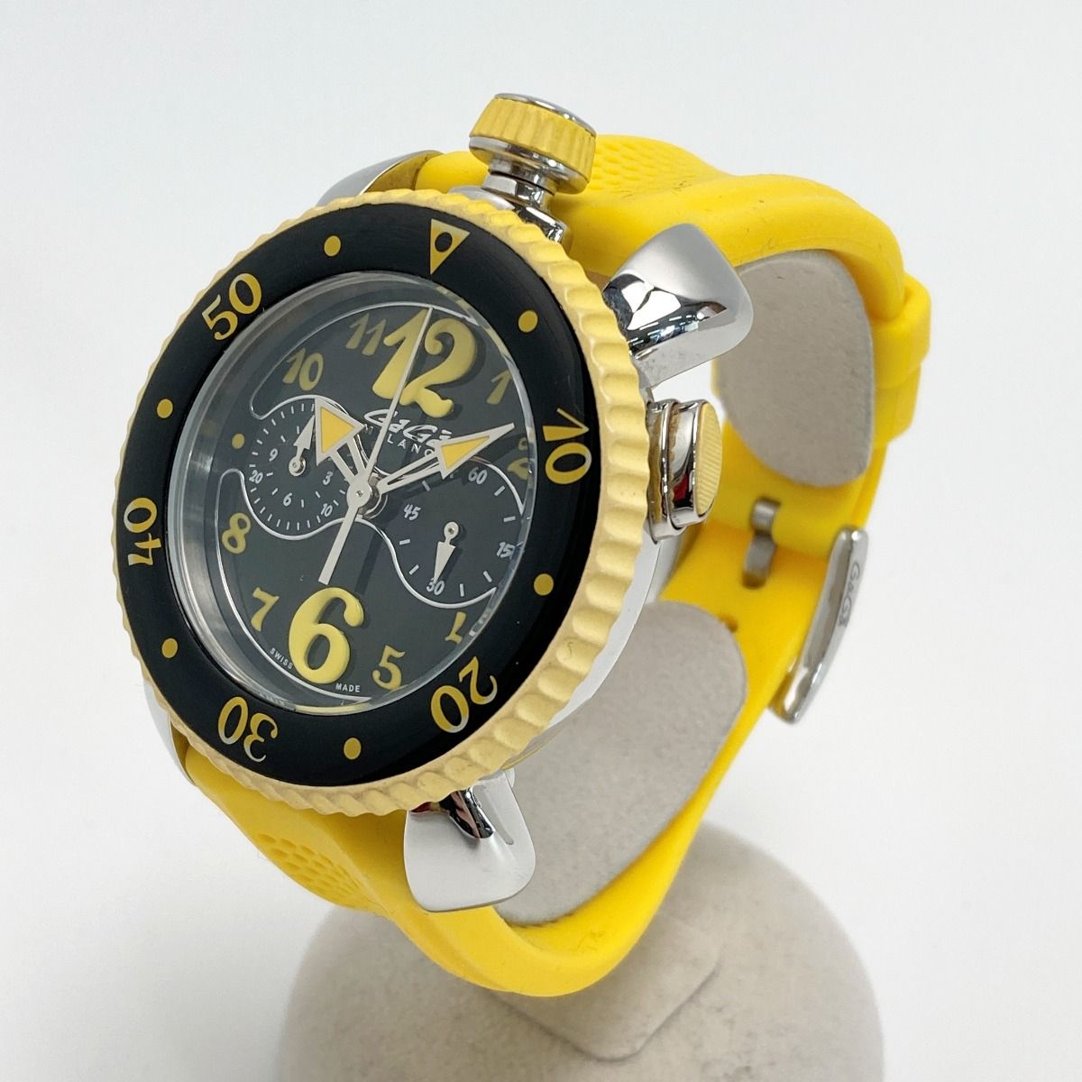 GAGA MILANO ガガミラノ クロノスポーツ 45mm 7010 ブラック