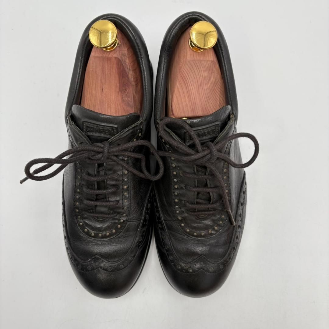 CAMPER ドレスシューズ ウイングチップ 36 ブラック レース