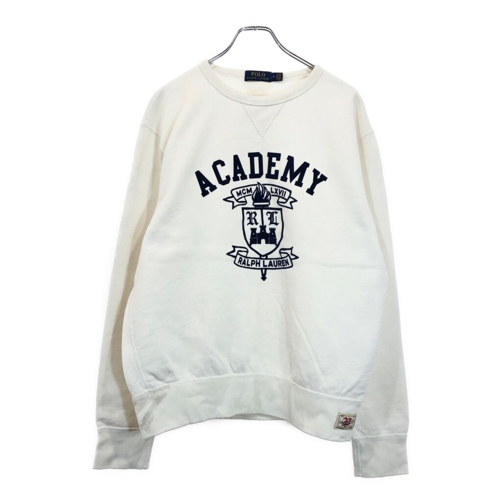 Polo Ralph Lauren ホワイト スウェット M POLO RALPH LAUREN ポロ ラルフ ローレン スウェット メンズ