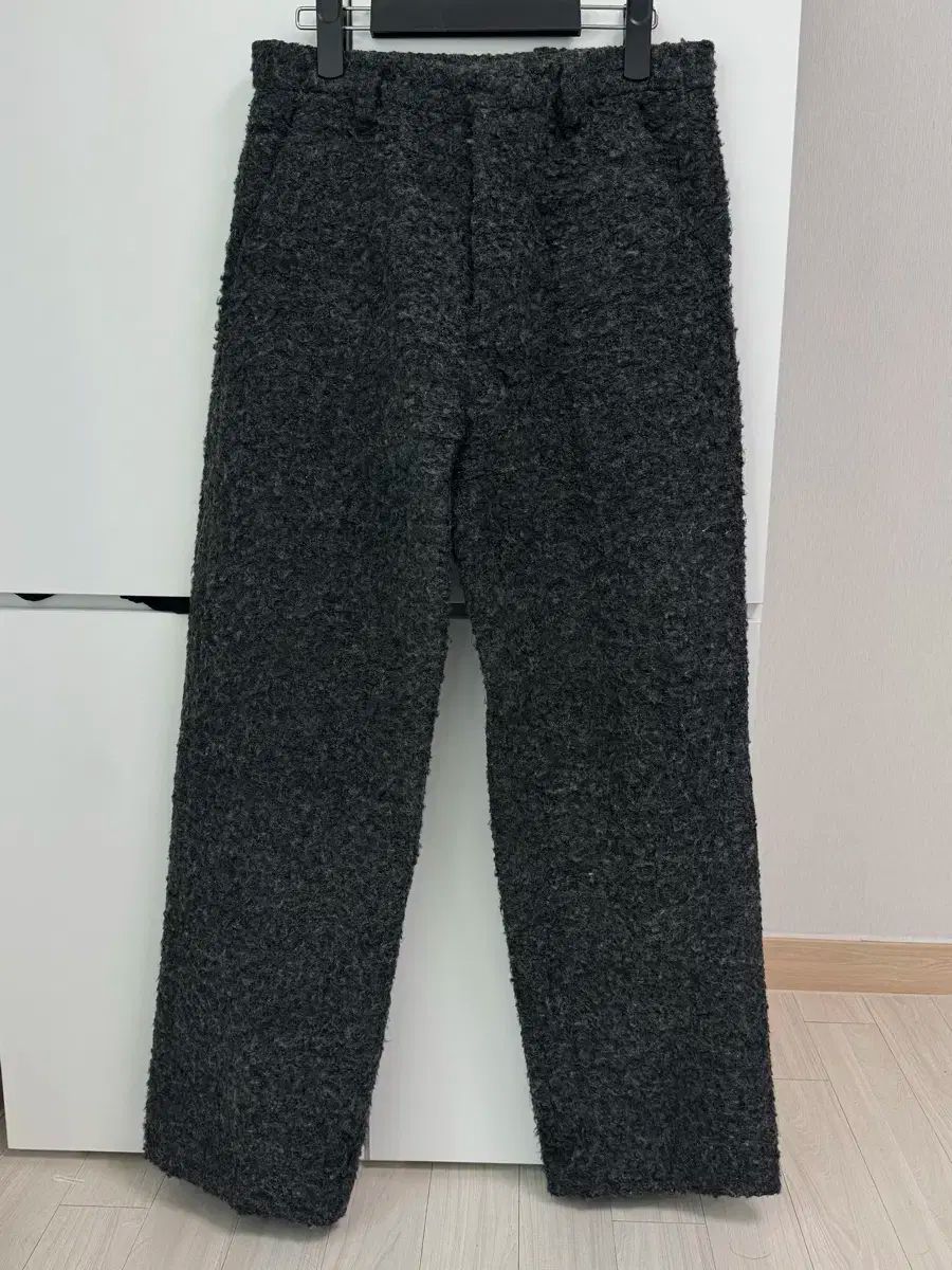 stu office ブークレ ウール スラックス M