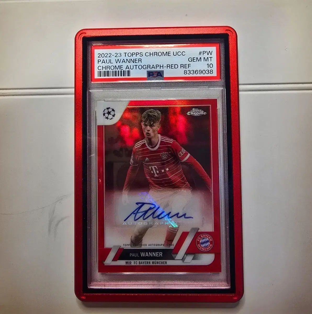 ポール バーナー オート 5 レッド LEE リップル PSA10