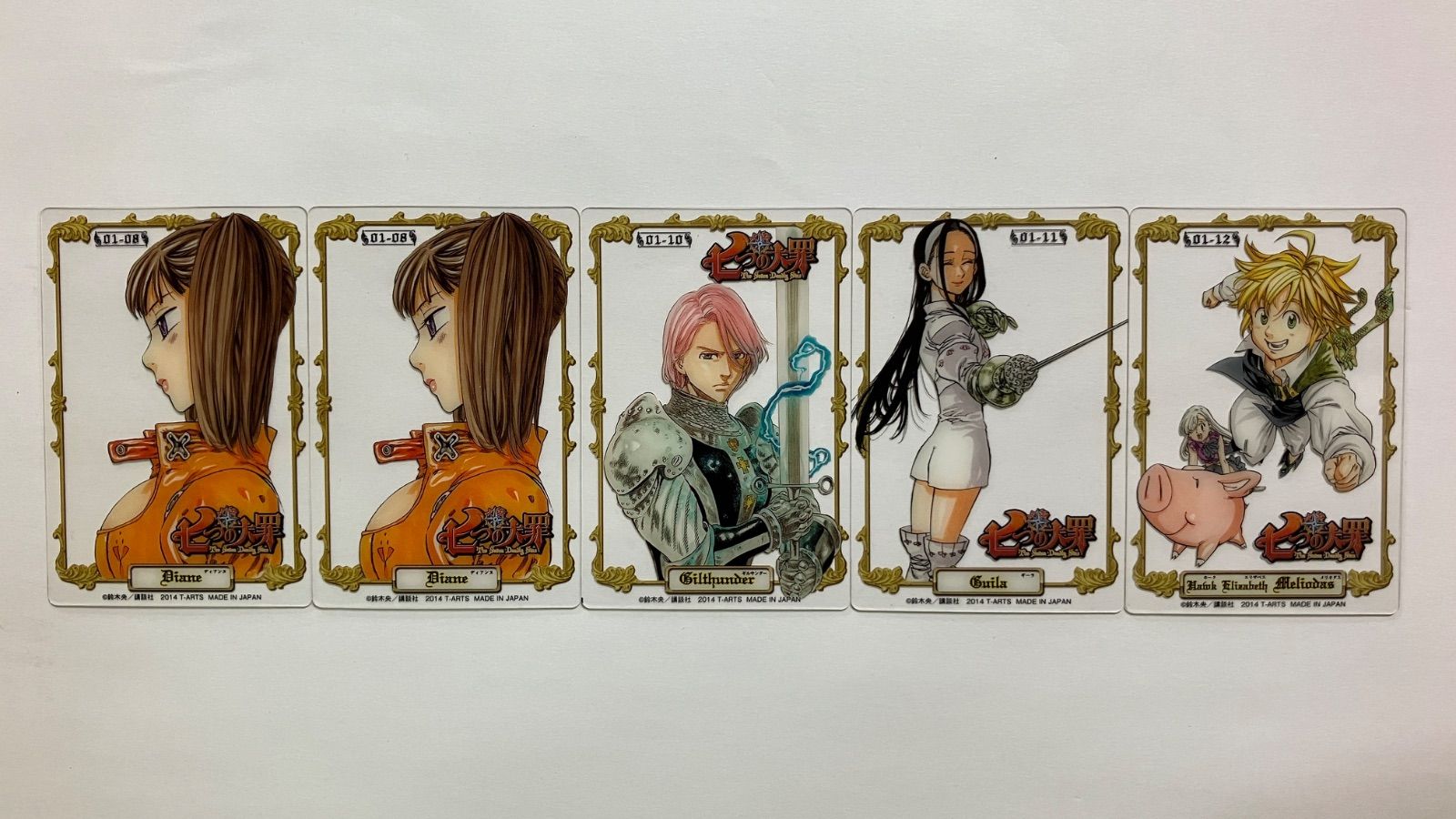 七つの大罪 カードセレクション クリアカード 10種12枚セット - メルカリ