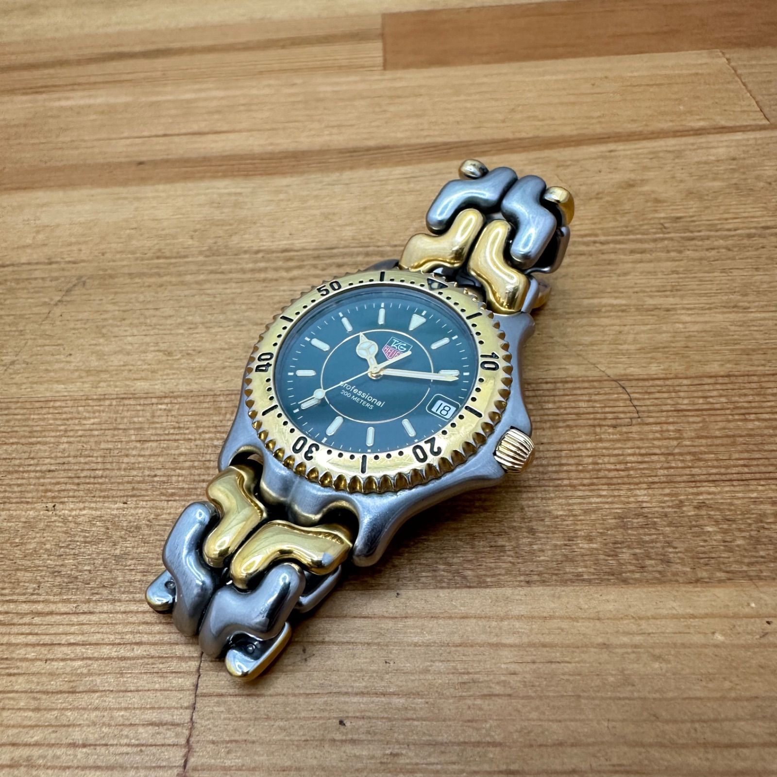 稼働 TAGHEUER タグホイヤー プロフェッショナル WH1113 メンズ Yahoo!オークション -「タグホイヤー wk1113」の落札相場・落札価格