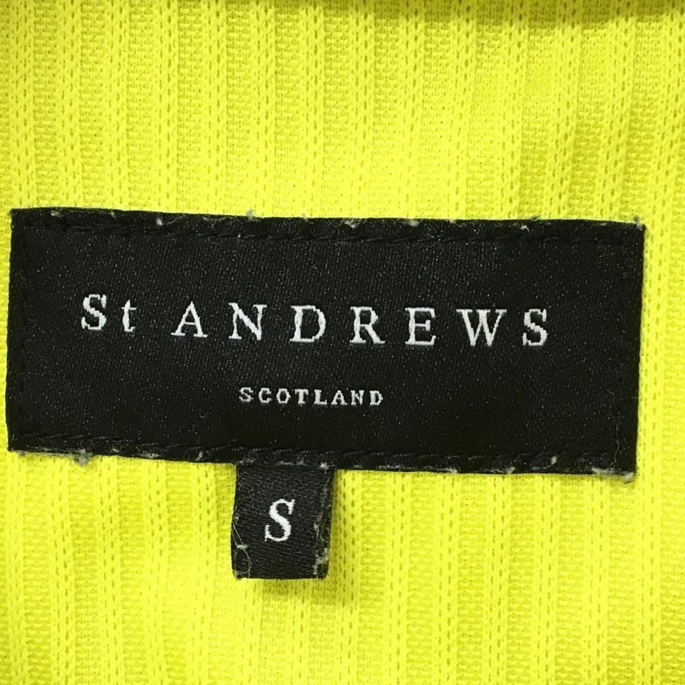 サイズ：L ST ANDREWS セントアンドリュース 半袖ポロシャツ 総柄