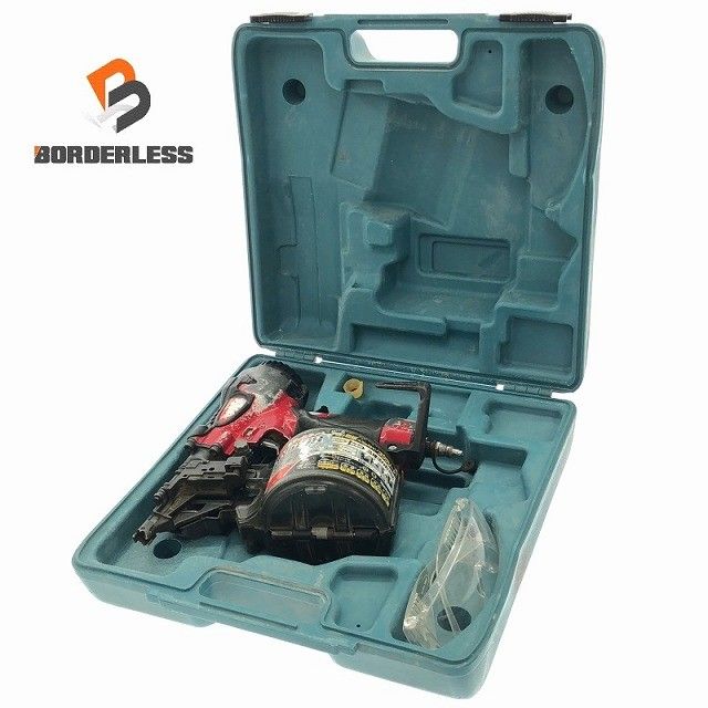 品 makita マキタ 65ｍｍ 高圧 エア釘打ち機 AN610H エア釘打ち機 ロール釘打機 ロール釘打ち機 コイルネイラ 大工道具115125