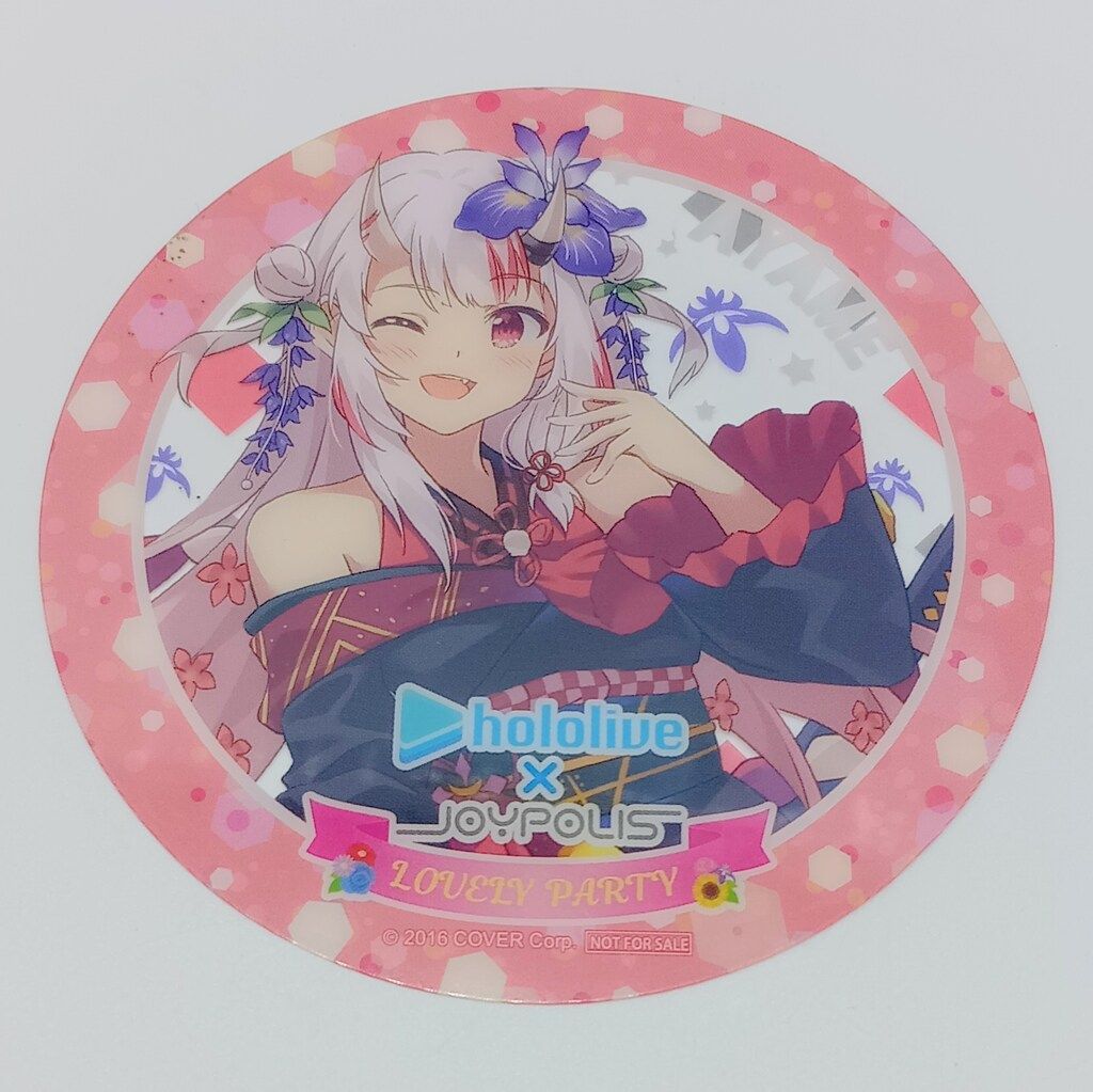 ホロライブ　ジョイポリス ホロマッチ クリアファイル 百鬼あやめ ホロライブ ジョイポリス ホロマッチ クリアファイル 百鬼あやめ