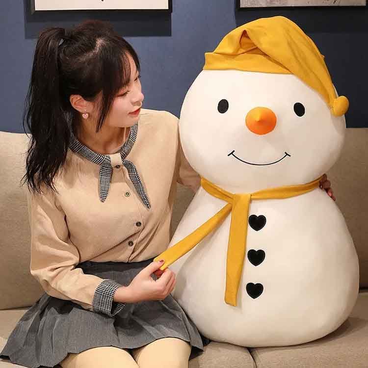 30cm-80cm 雪だるま ぬいぐるみ スノーマン 抱き枕 ぬいぐるみ